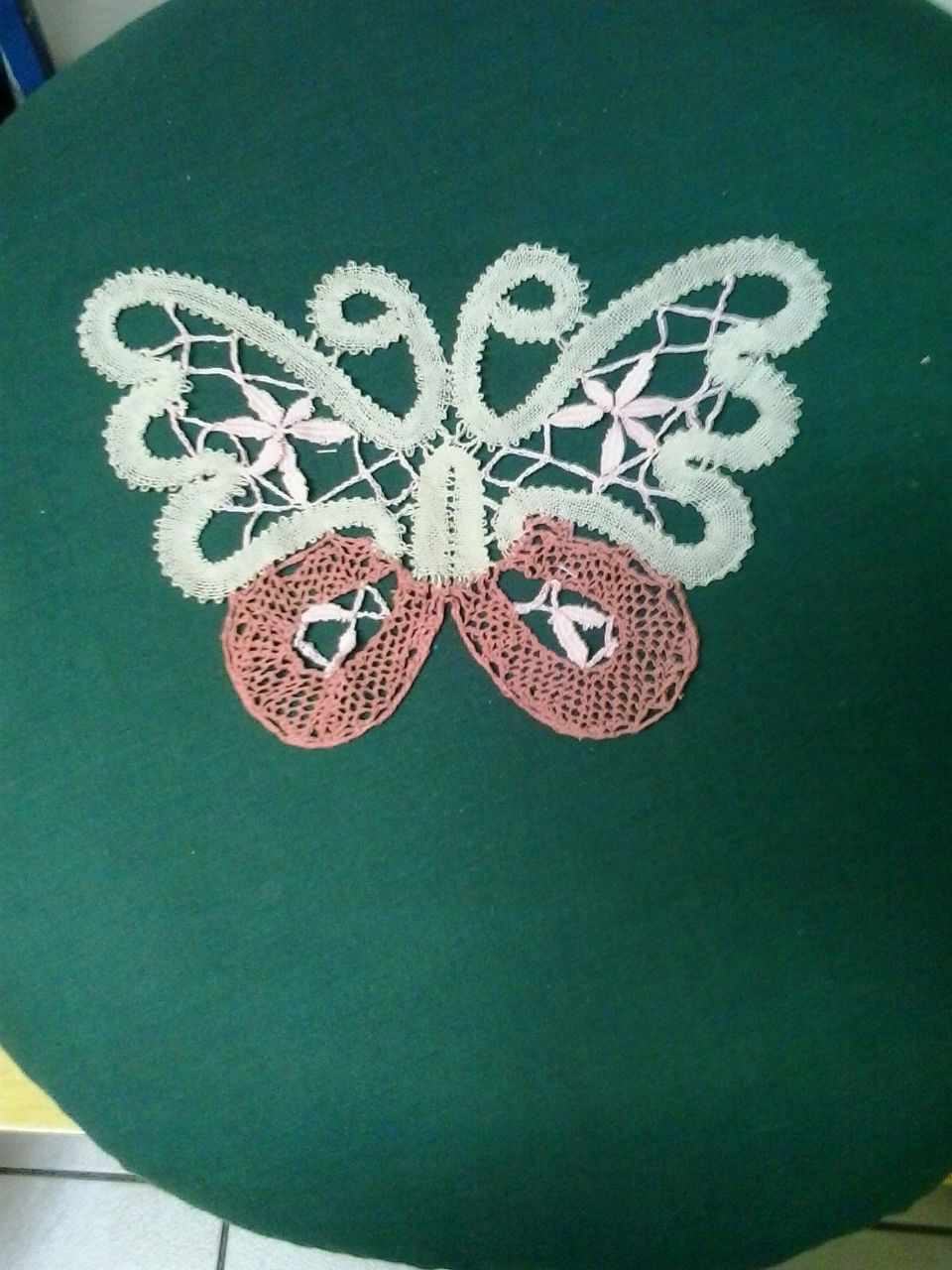 Bobbin lace butterfly